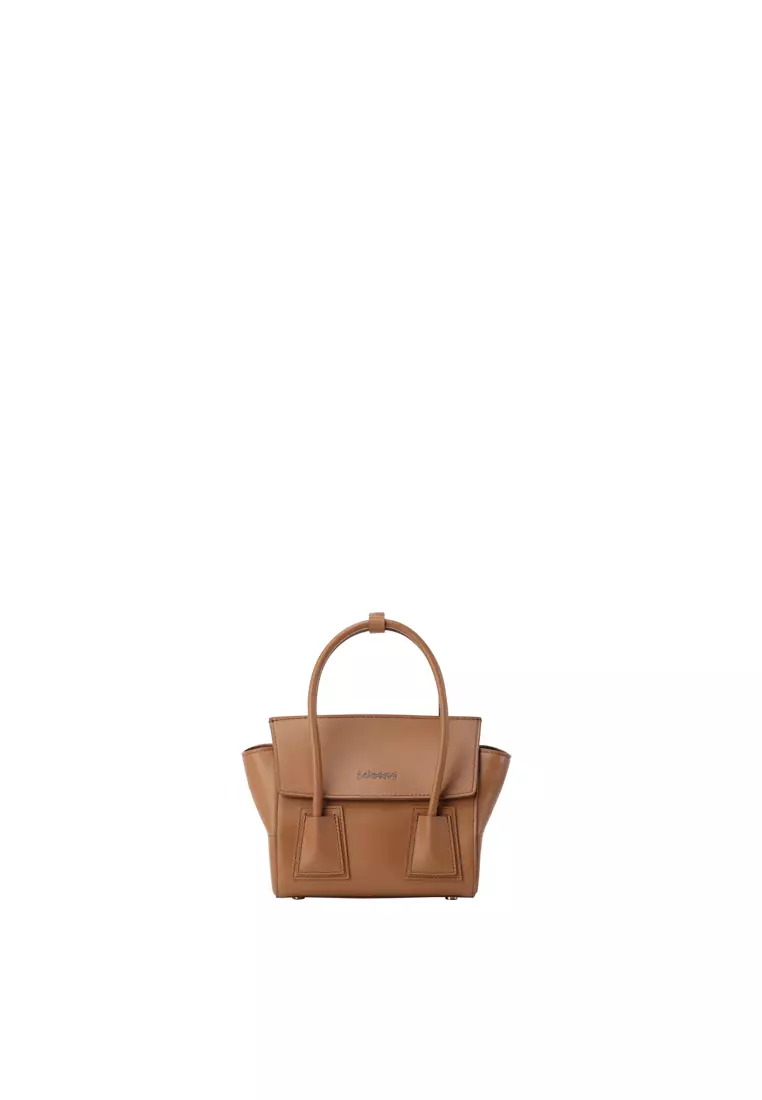 UNNI Mini Top Handle Bag - Caramel
