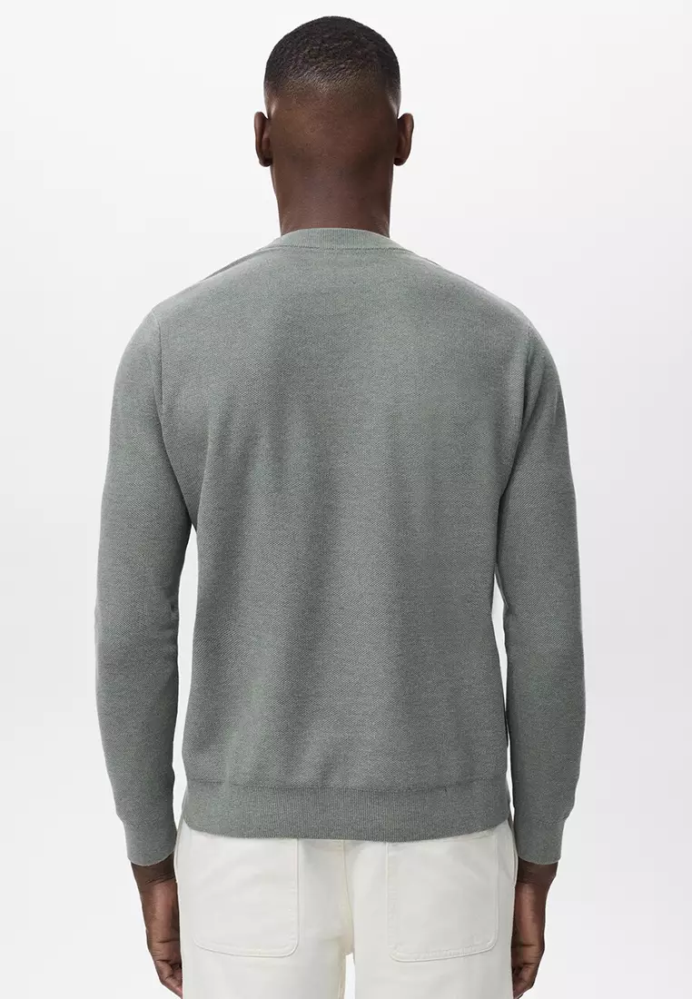 Microstructured Knitted Sweater