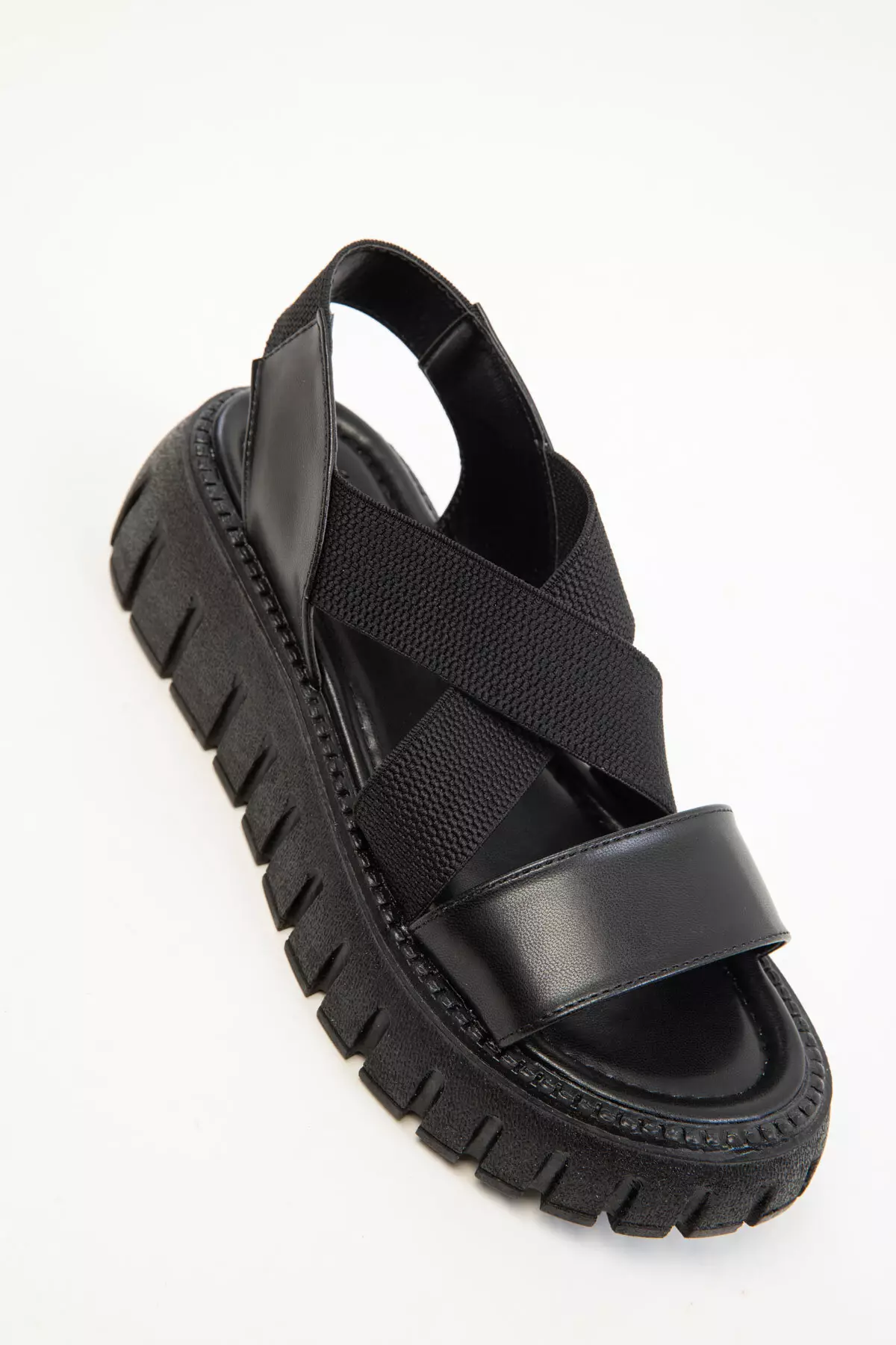 Women's Black Sandals 17827