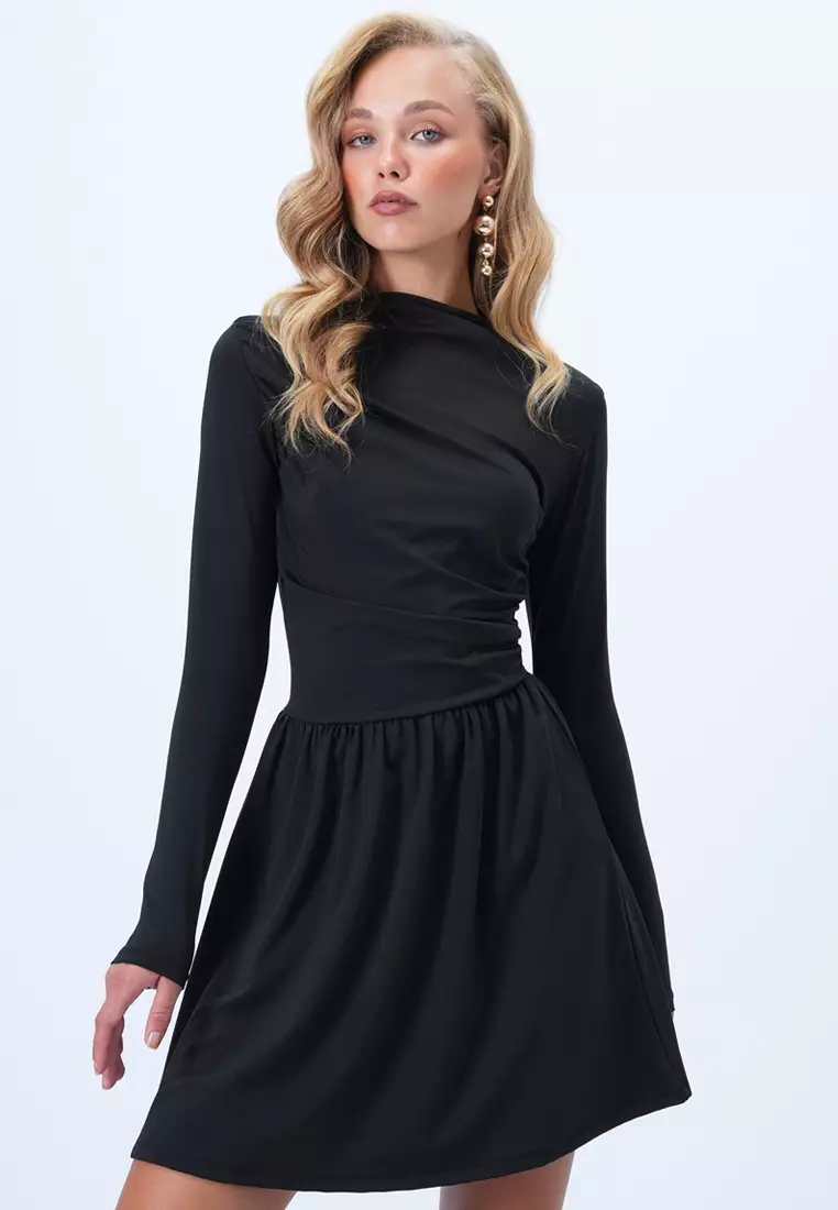 Ruched Mini Dress