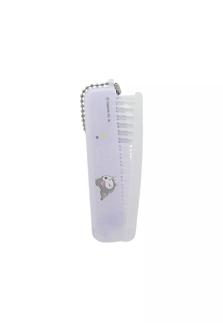 Sanrio Kuromi Folding Hair Brush & Comb (1pc) 1piece