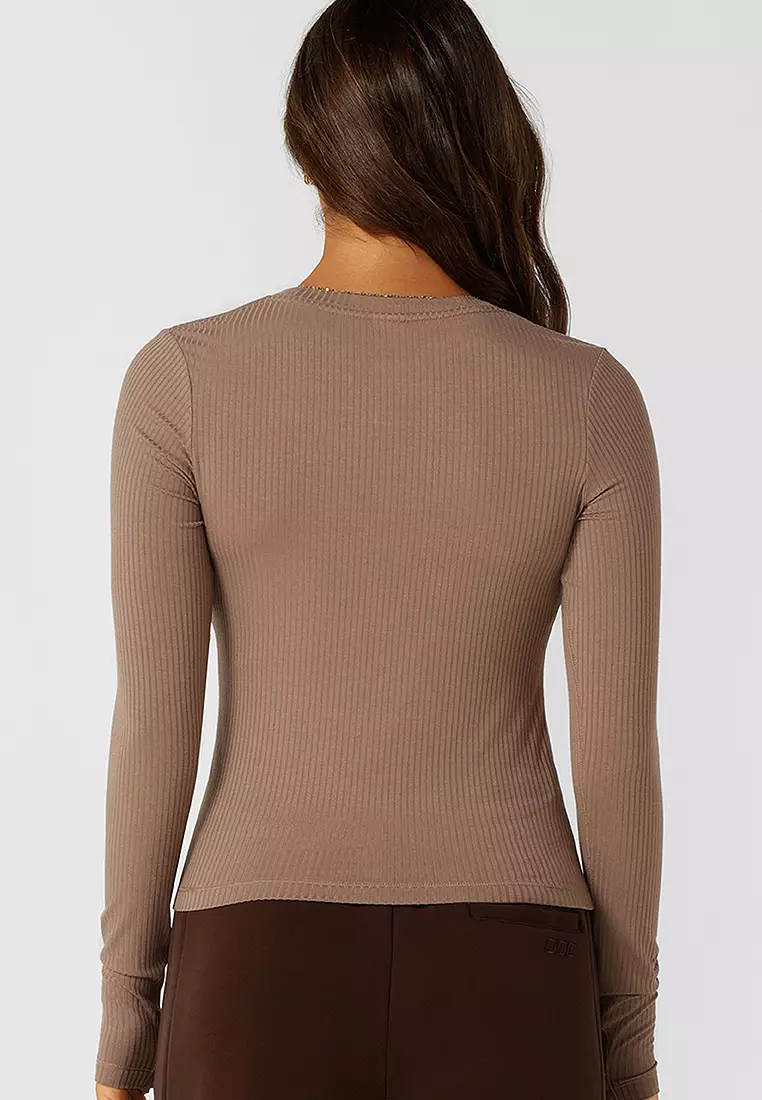 Movement Long Sleeves Rib Top