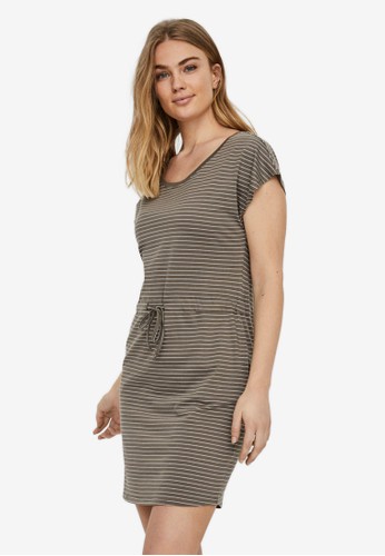 Jual Vero Moda April Short Sleeve Short Dress Color Original Zalora Indonesia