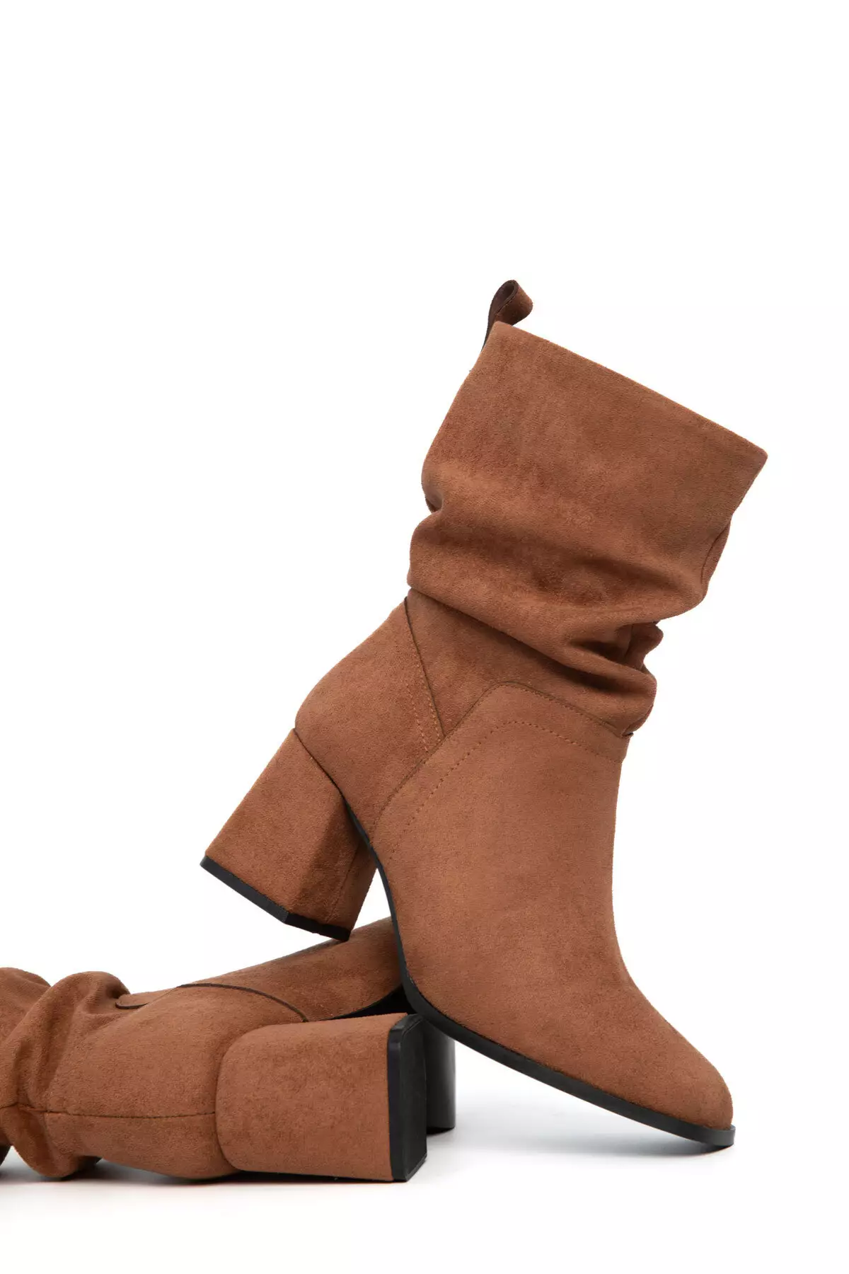 Tan Suede Women'S Boots & Booties 21124