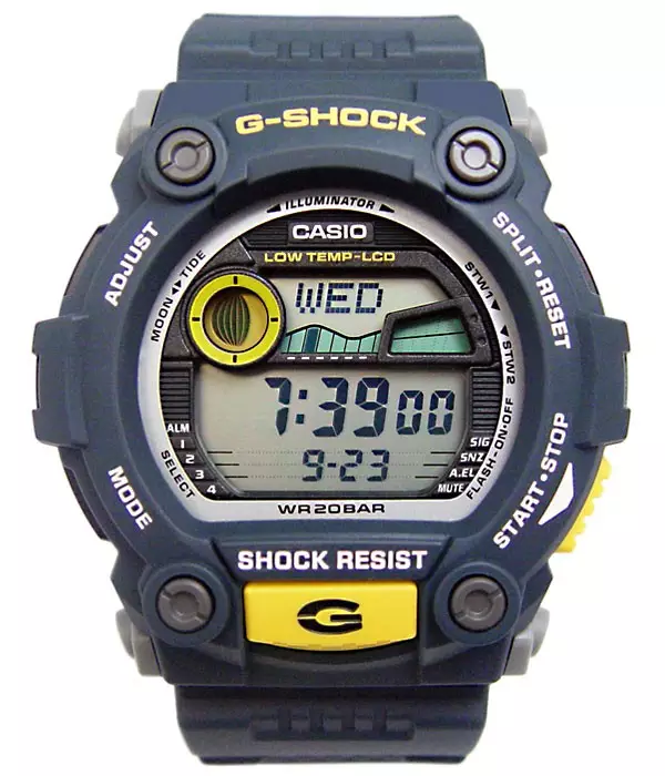 Casio G-Shock G-7900-2DR Silver Karet Biru Cowok
