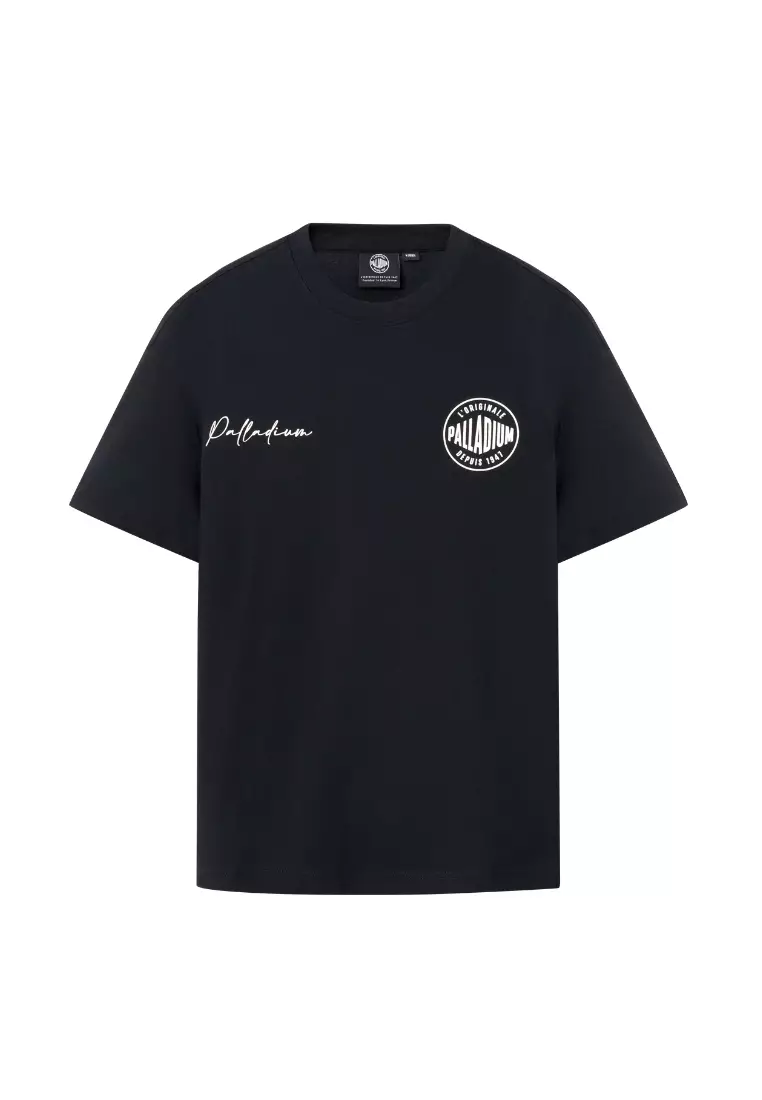 MEN'S VINTAGE PALLADIUM LOGO LOOSE FIT COTTON T-SHIRT