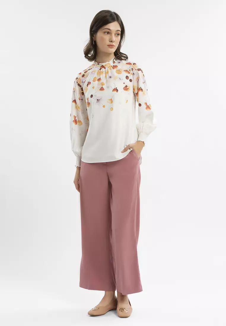 Minimal Monica Blouse Coral