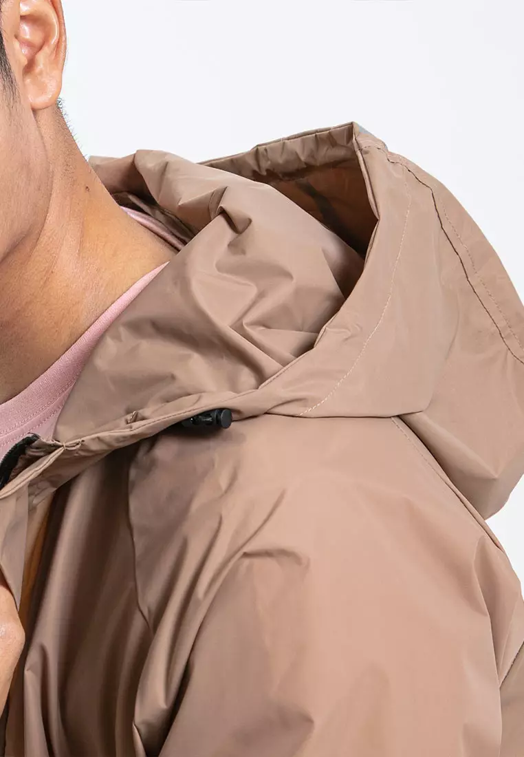 Forest Premium Windbreaker Men Jacket Reflective Jogging Running Waterproof Jacket - 30392-16LtKhaki