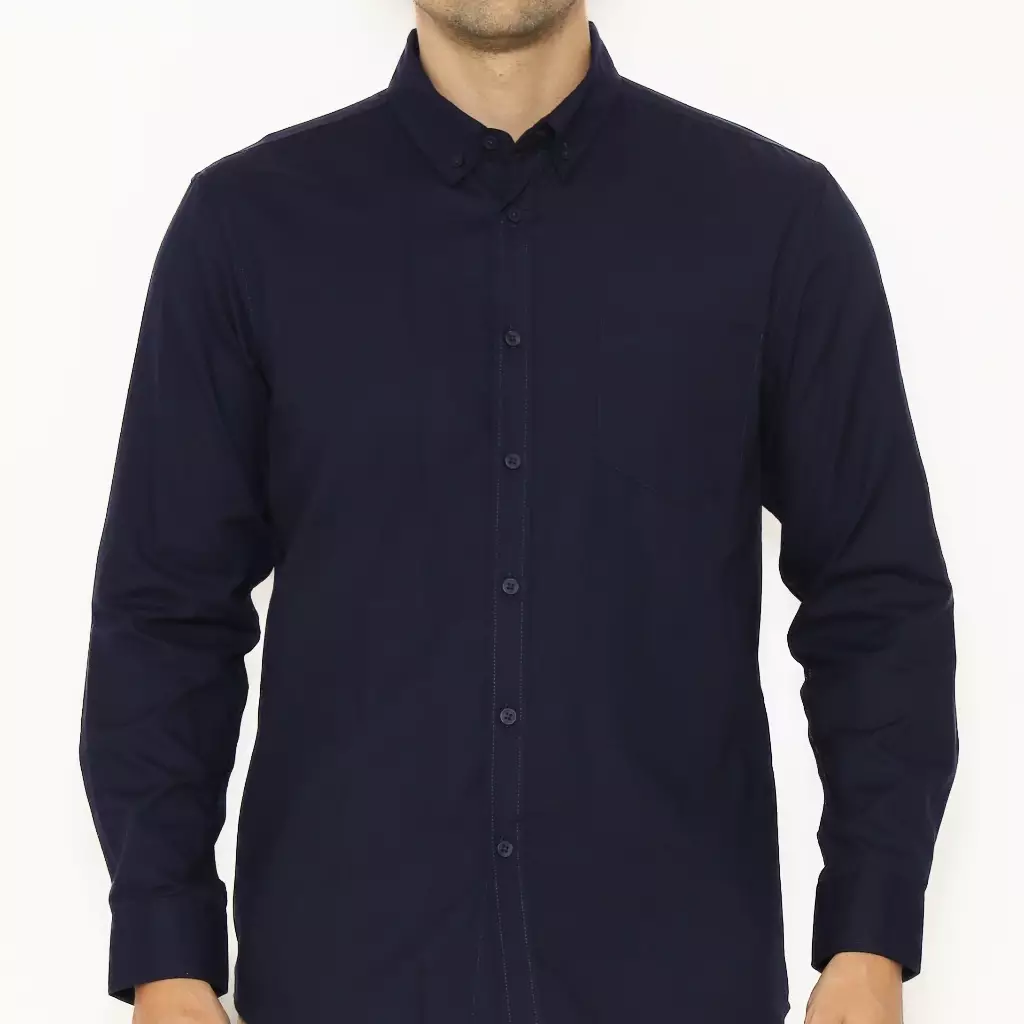 AMK Kemeja Pria Lengan Panjang SHS CHIKO L/S Navy