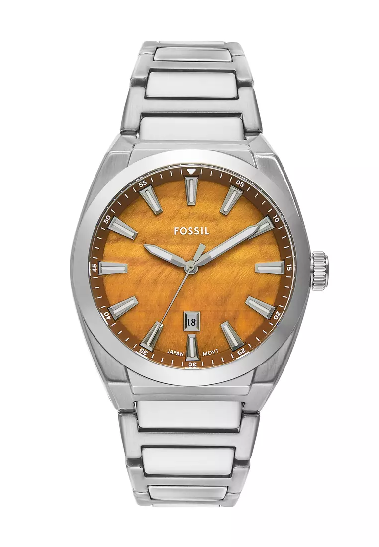 Orange fossil watch clearance