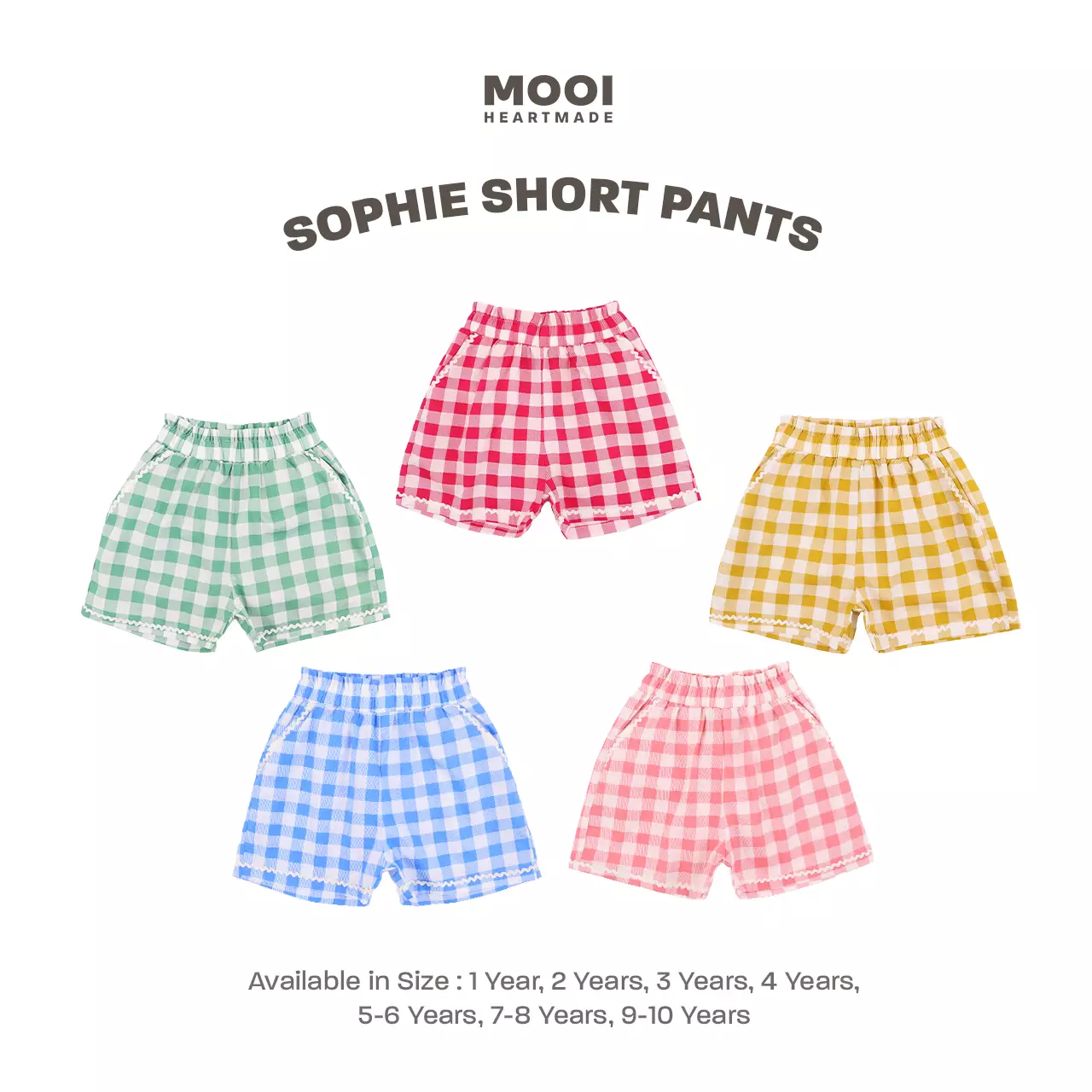 Mooi Celana Pendek Anak Perempuan Sophie Short Pants - Dusty Pink