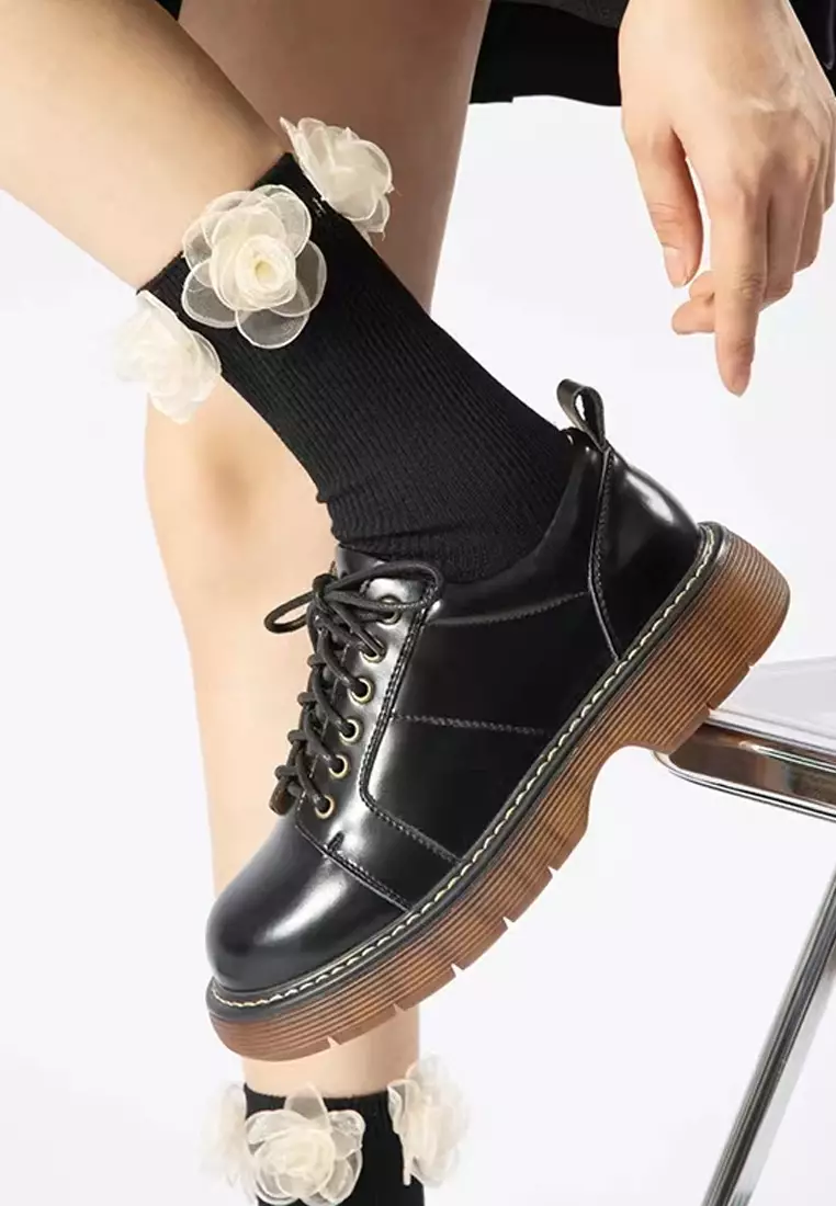 4CM Leather Derby Shoes MZ2755