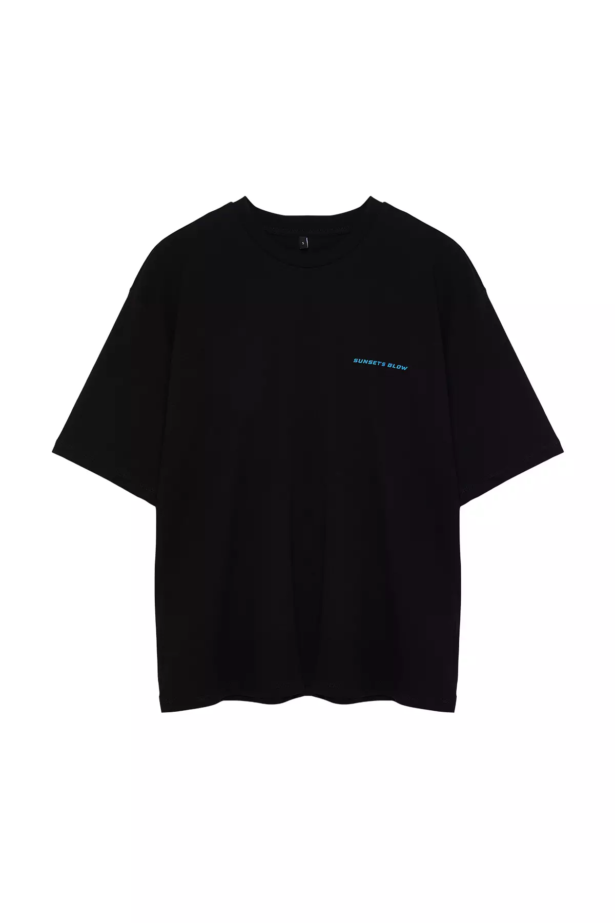 Black Premium 100% Cotton Printed Relaxed/Comfortable Fit Knitted T-Shirt TWOSS24TS00172