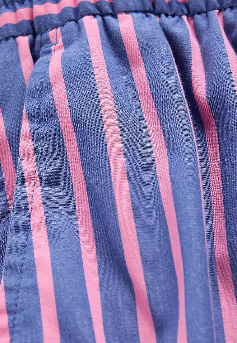 Organic Cotton Poplin Easy Wide-Leg Pants