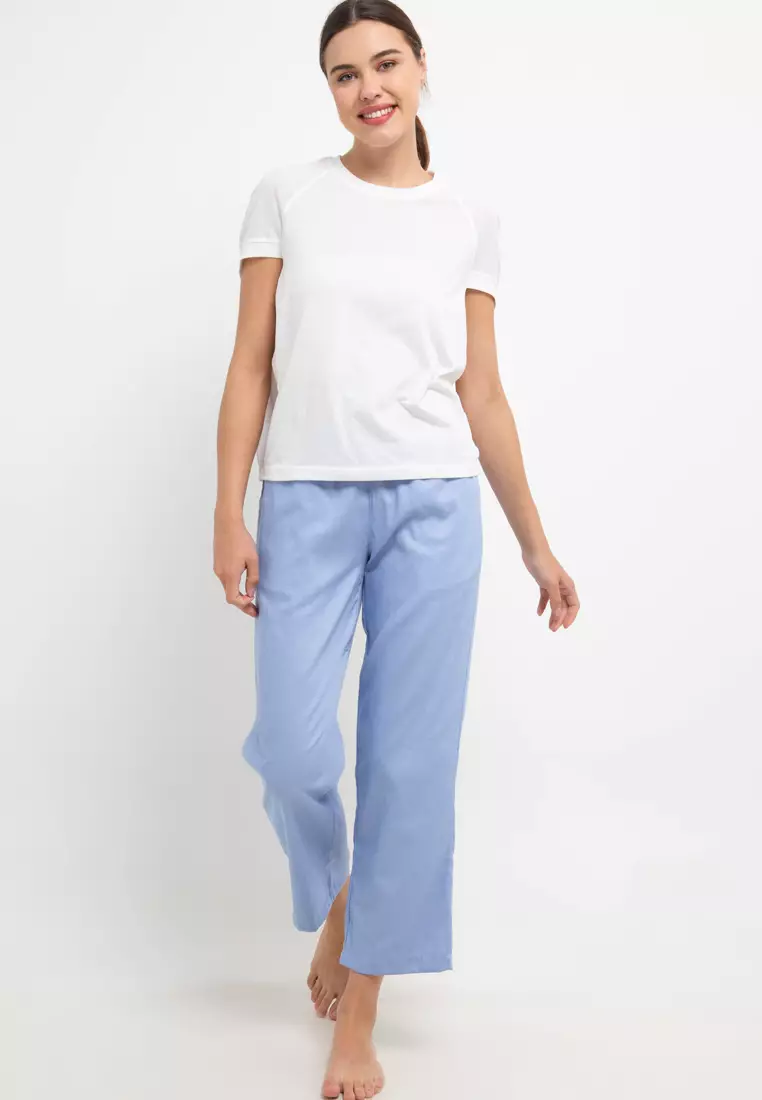 Diana Lounge Pants In Light Blue