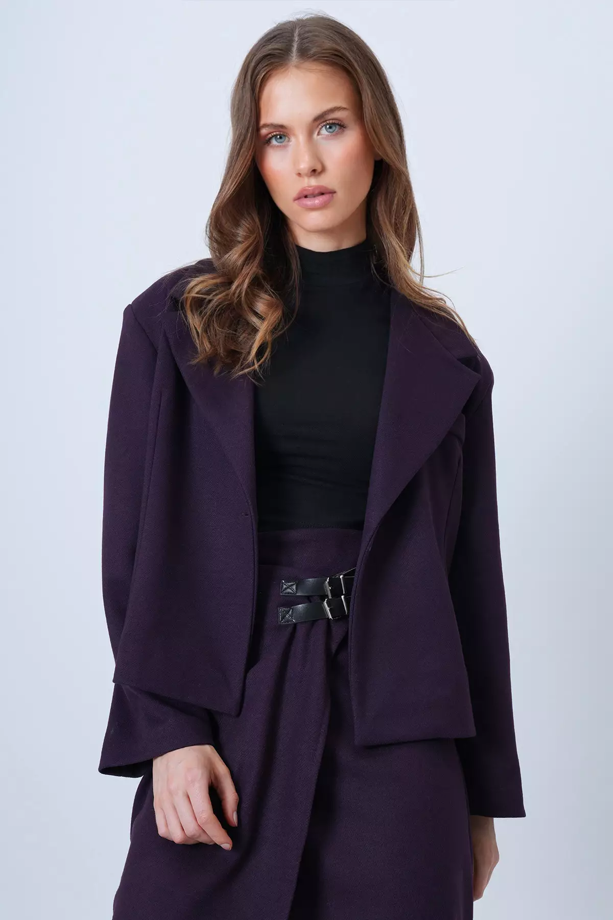 Women'S Plum Fleto Oversized Padded Jacket With Pockets And Lining Alc-X14556