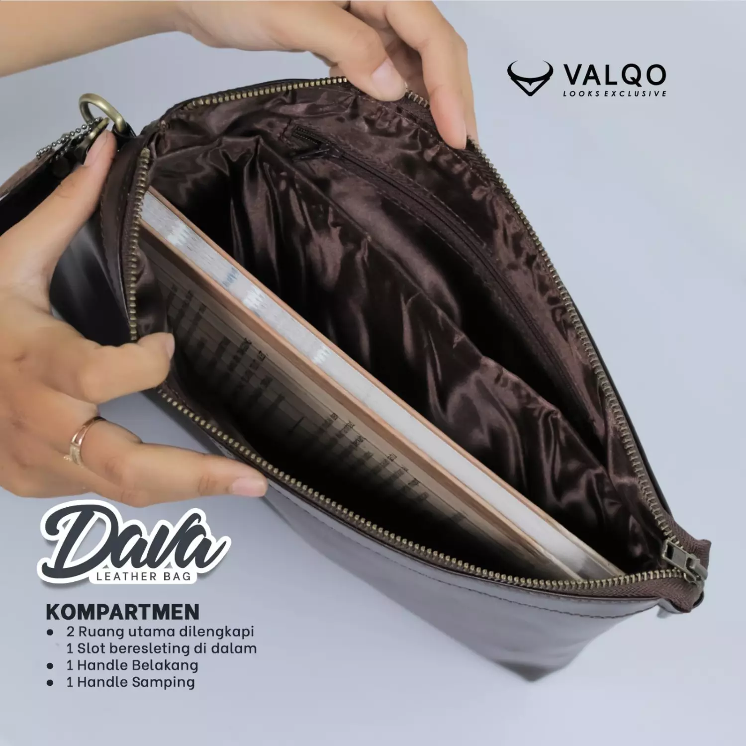 Tas Kulit Handbag Wanita Dava
