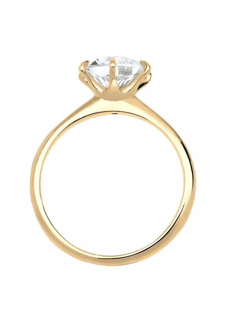 Ring Gold Plated Crystals