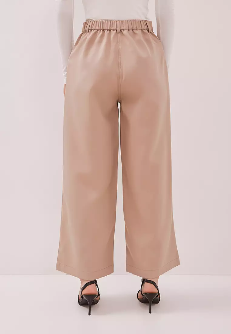 DUST Celana Kulot Narita Coklat (D.39144)