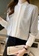 Halo white Stripes Pattern Shirt 20935AAC547E08GS_8