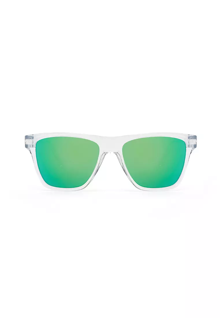 HAWKERS Air Emerald ONE LS Sunglasses for Men and Women, Unisex. UV400 Protection. Official Product designed in Spain