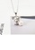 Glamorousky white 925 Sterling Silver Fashion Cute Mouse Freshwater Pearl Pendant with Necklace 04EF8AC4A48B66GS_3