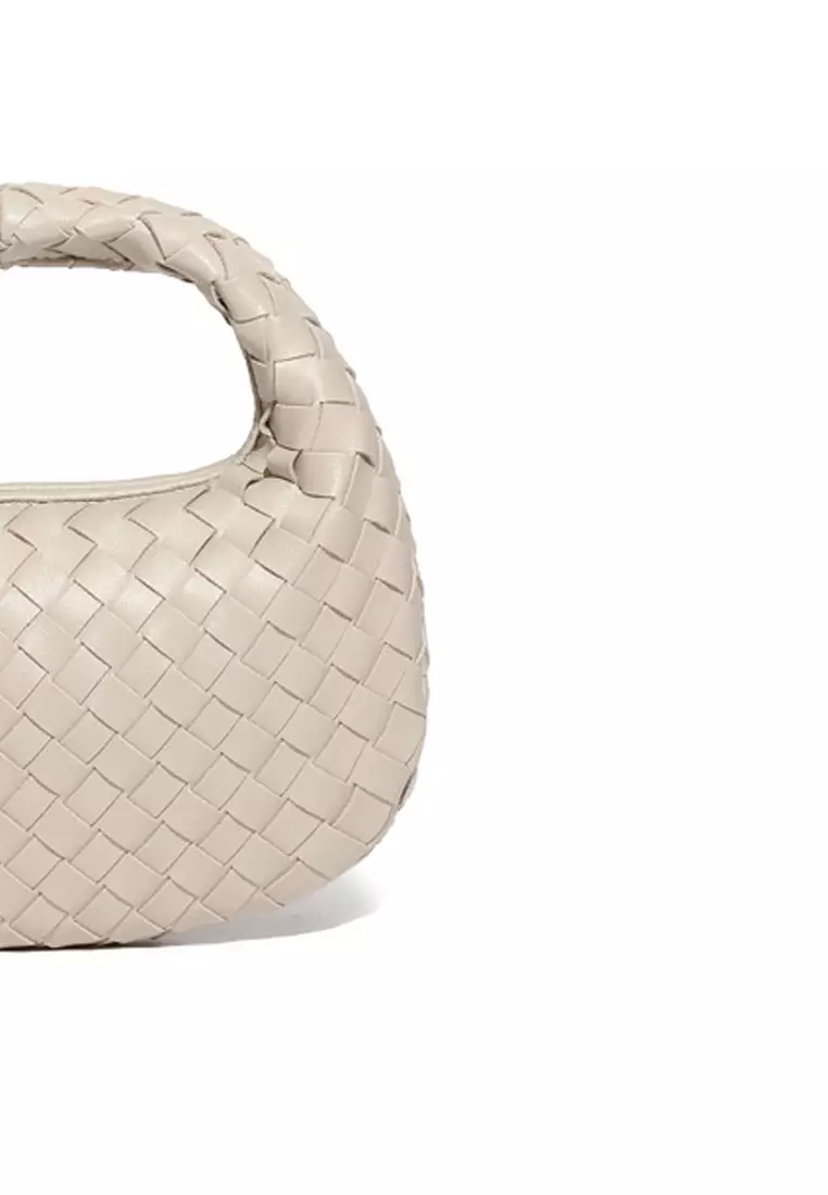Faux Leather Woven Hobo Bag CX-B1904