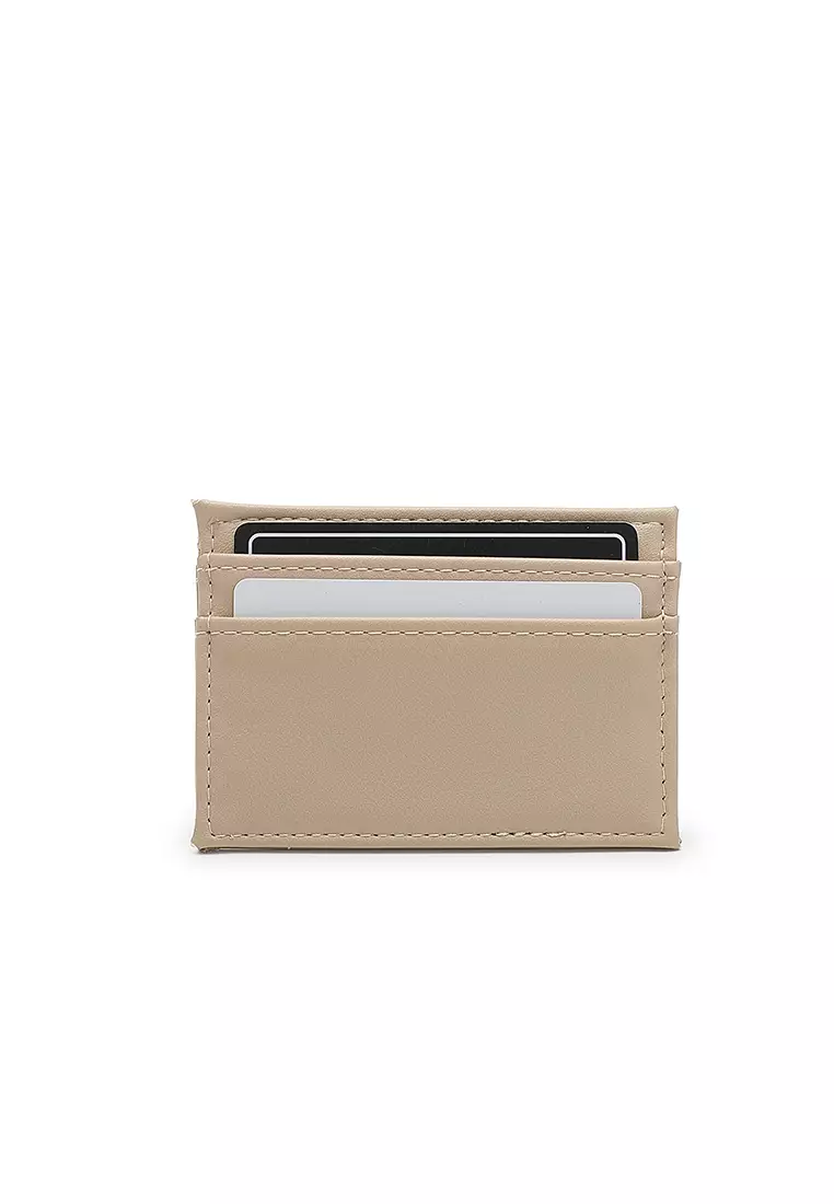 Women's 2 in 1 Purse/Wallet With Coin Compartment (Dompet Wanita 2 in 1 dengan Kompartmen Koin) - Cokelat