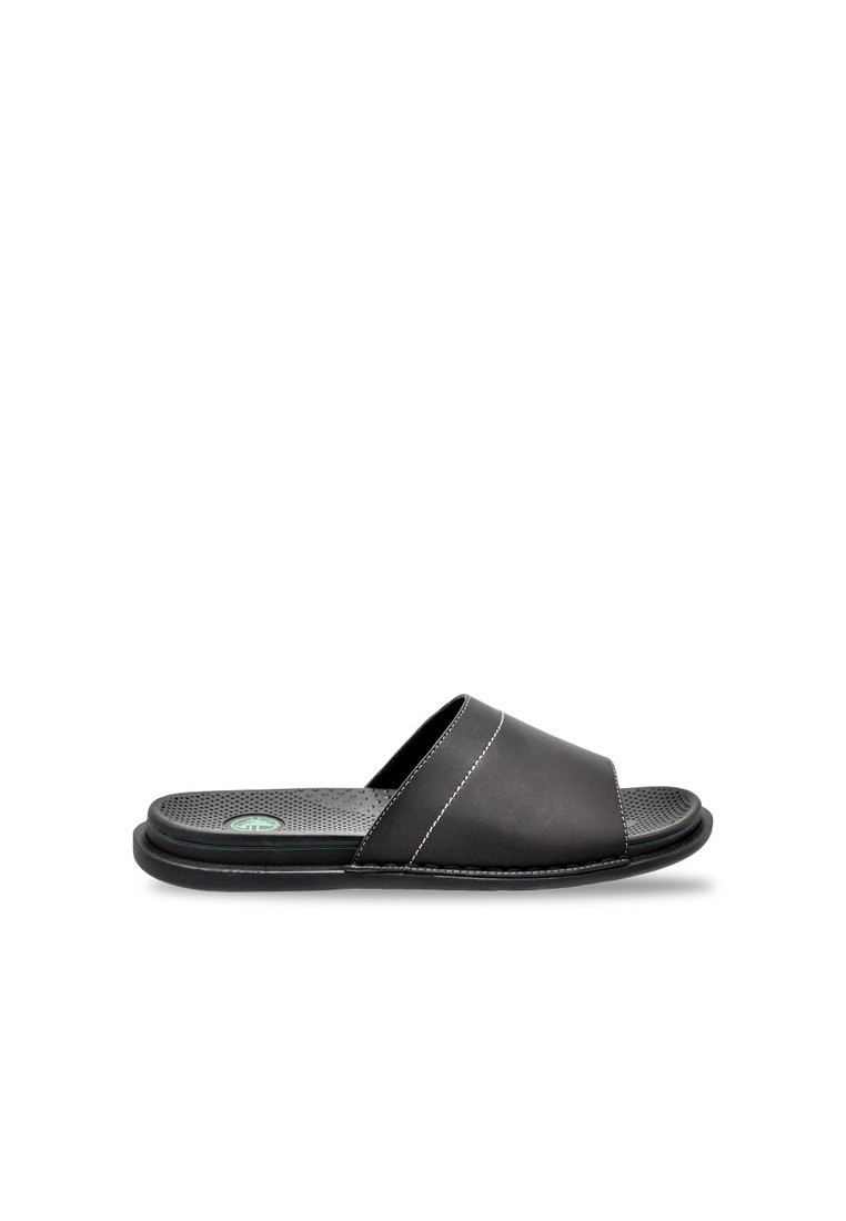 Slip On Faux Leather Casual Sandals