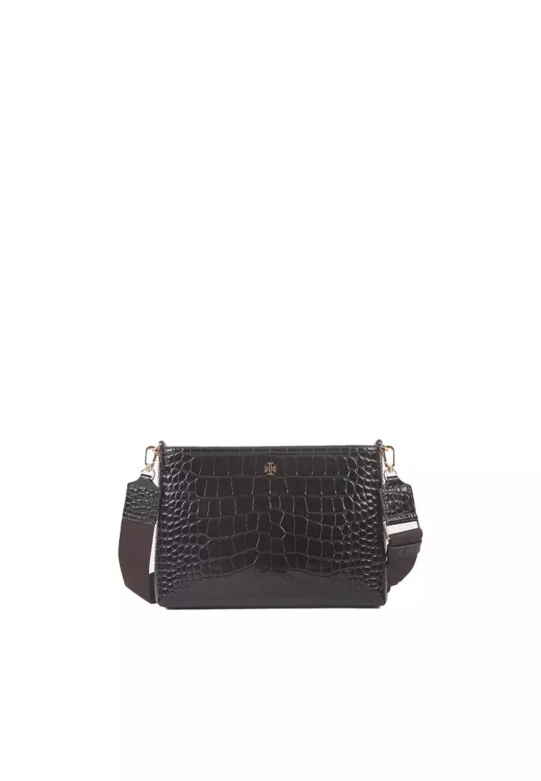 Tory Burch Blake Swingpack Crossbody Bag In Dark Mahogany 149551