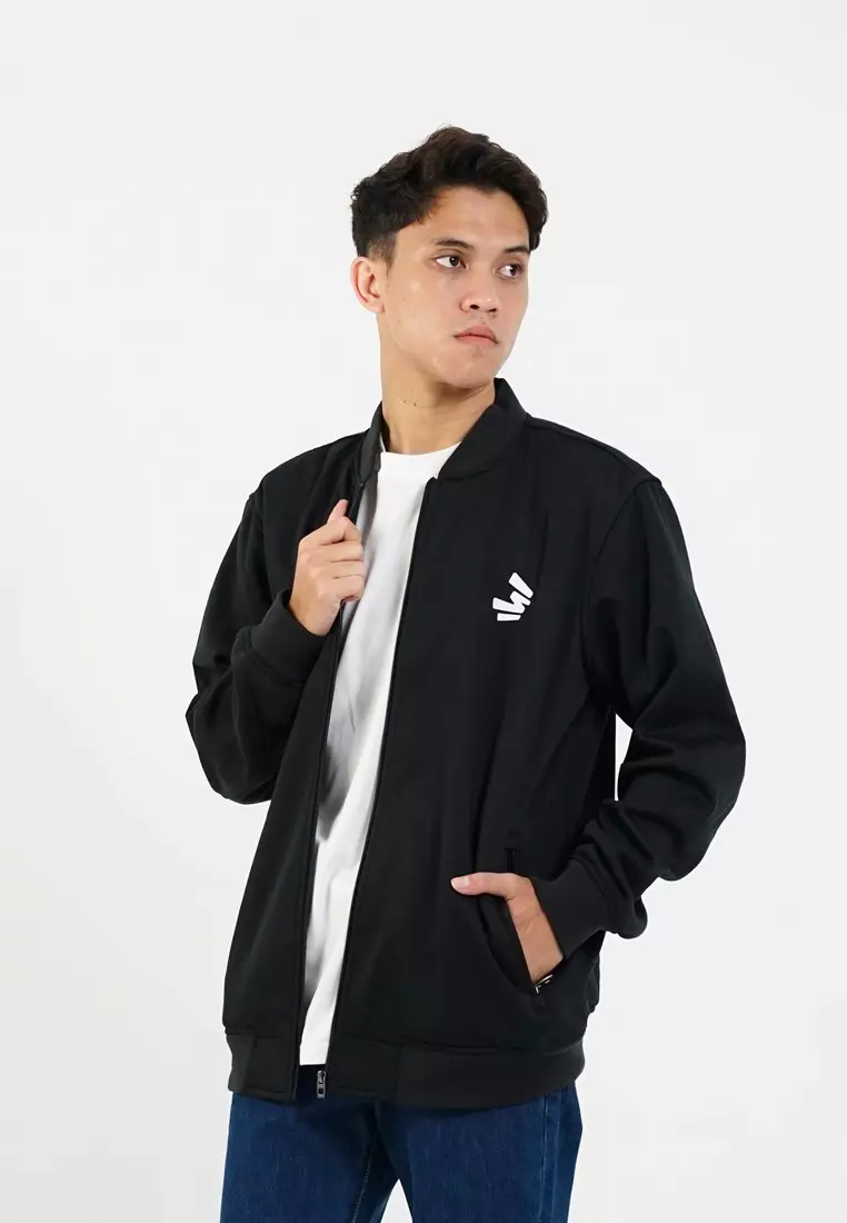 3Second Men's Bomber Jacket Regular Fit Fleece Kanno OL-C101224