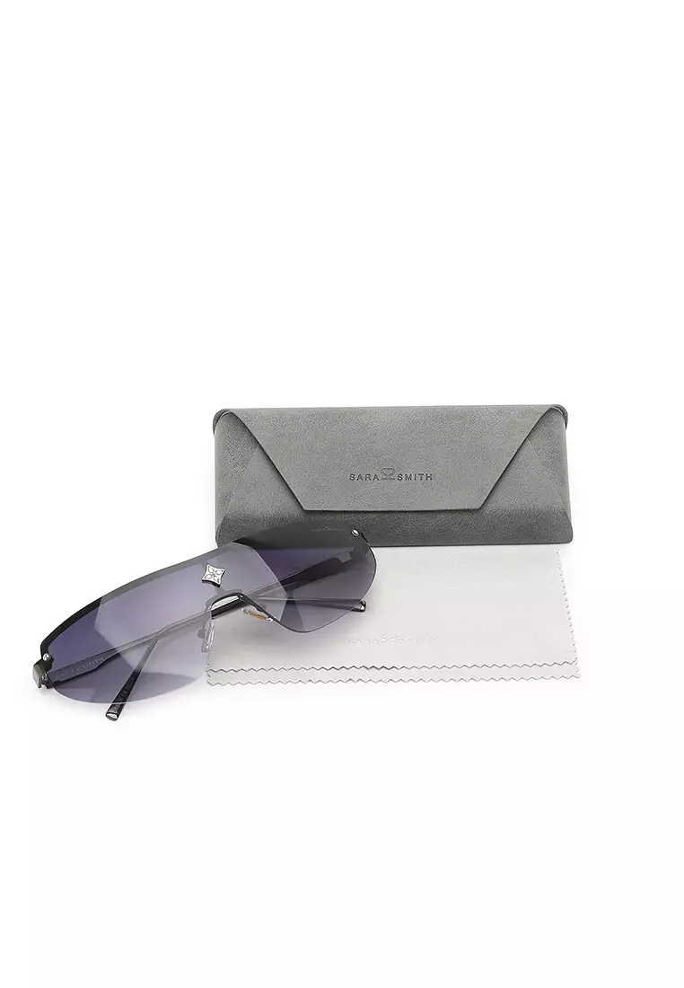 Unisex Sporty Casual Sunglasses (Kacamata Hitam) - Abu-Abu
