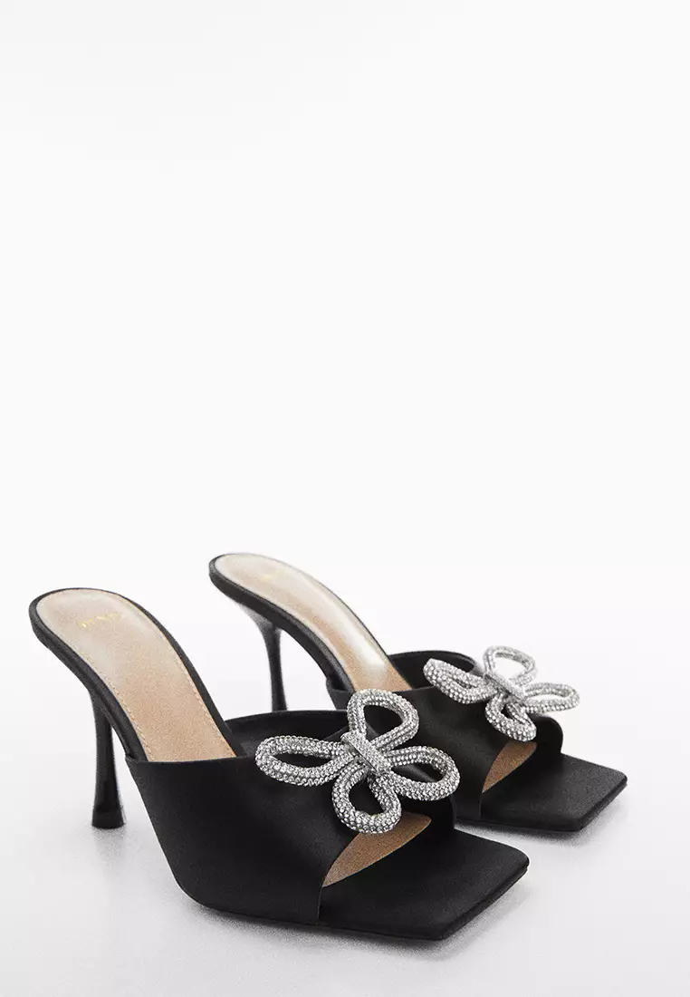 Mango heeled sandals sale