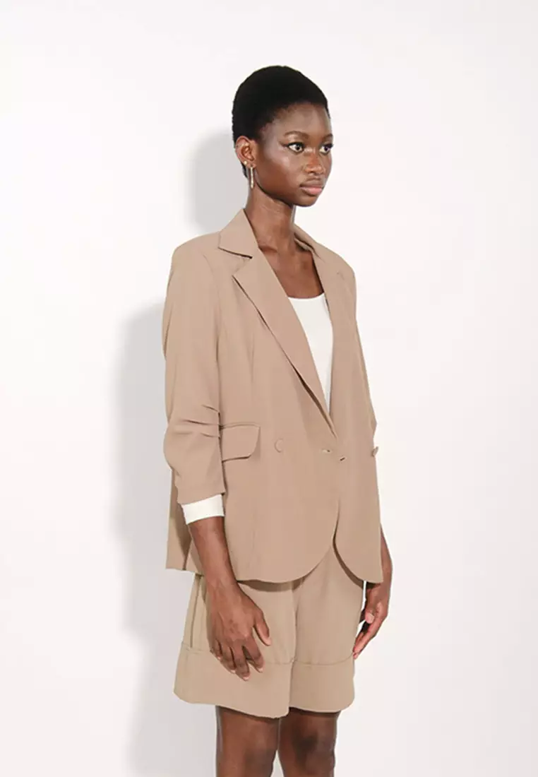Archetype Elora Long Sleeve Blazer Top