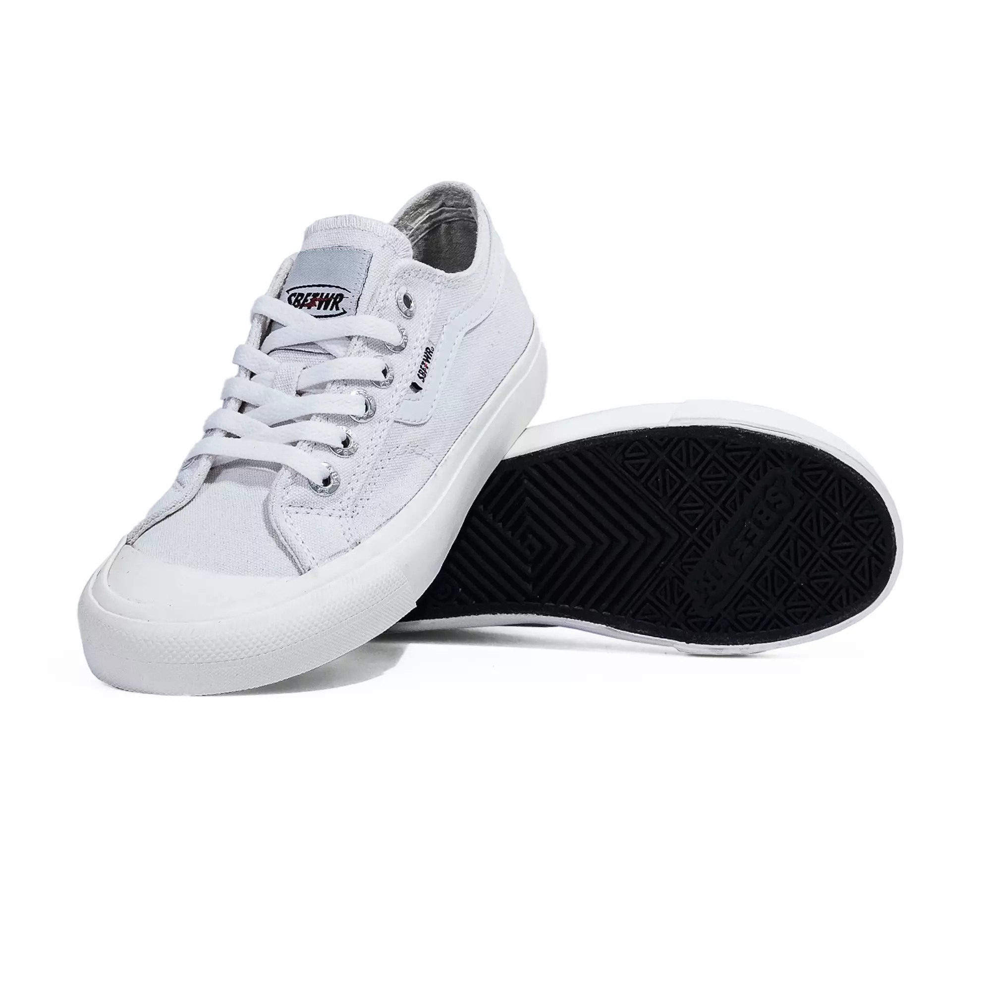 SABA Veloz Low All White - Sepatu Sneakers Casual Pria Wanita