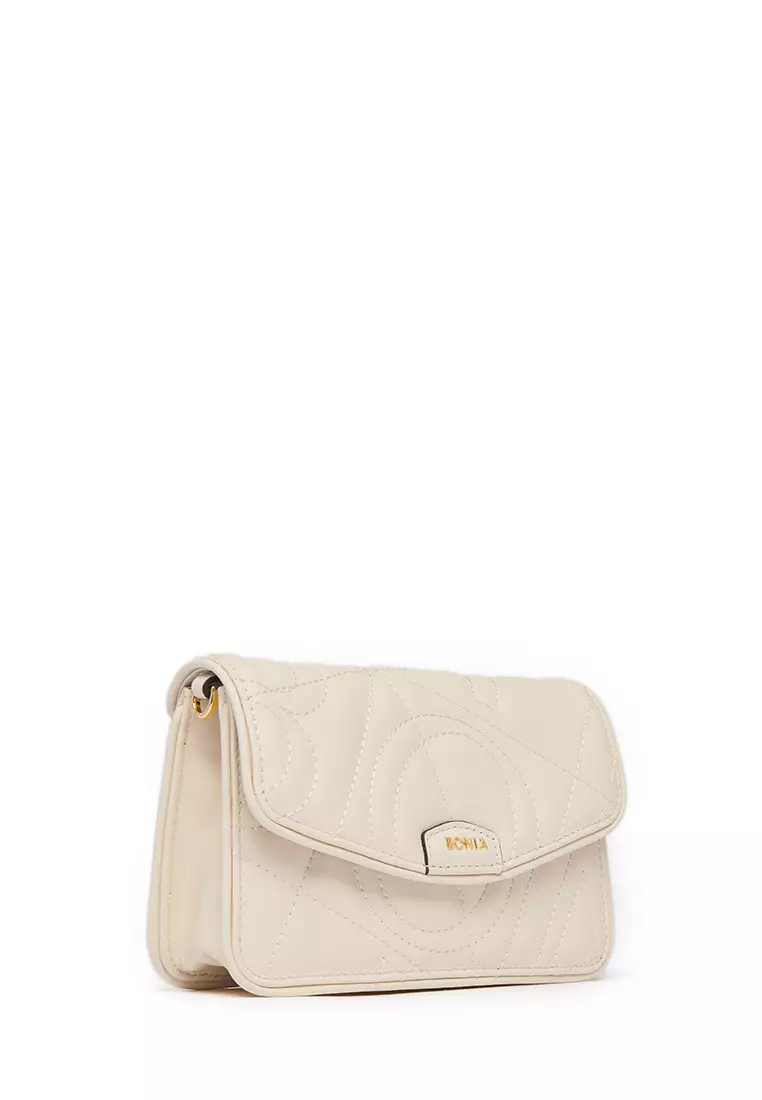 Camilla Beige Mini Crossbody Bag