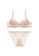 W.Excellence beige Premium Beige Lace Lingerie Set (Bra and Underwear) 2C552USA71DAF1GS_1