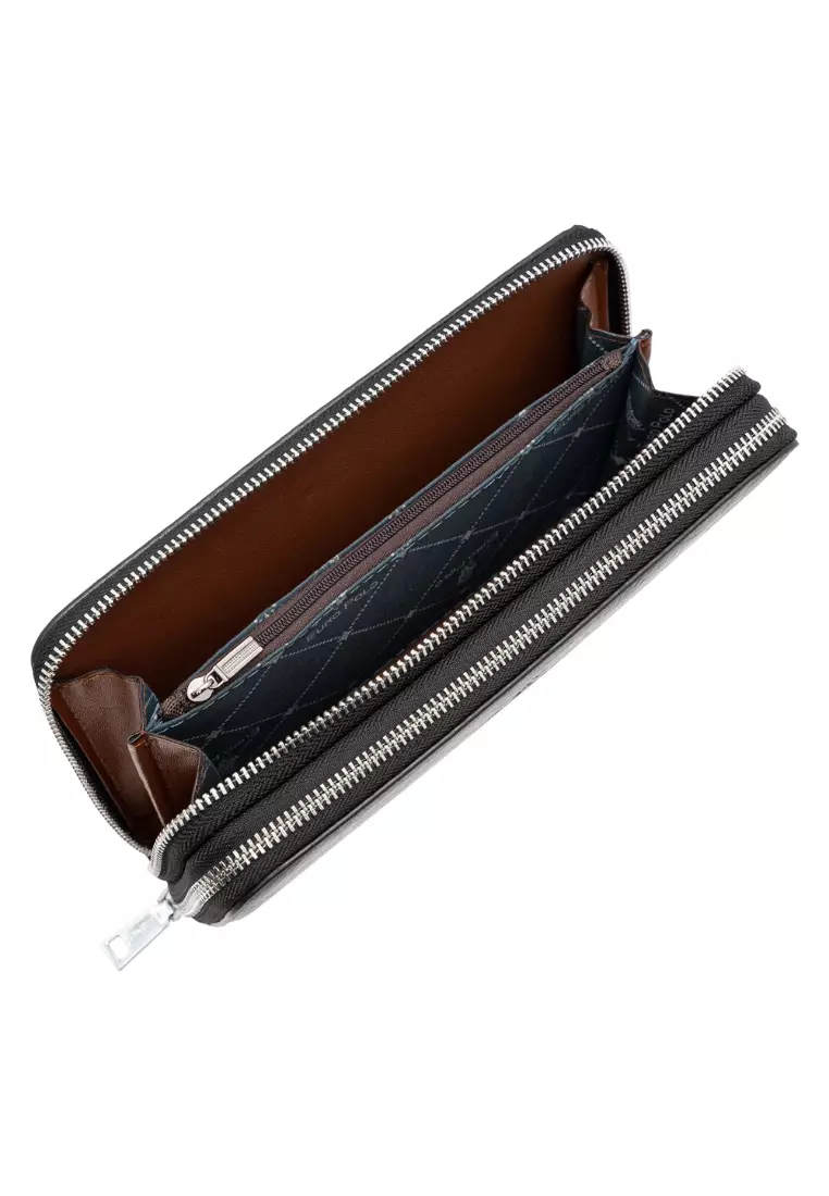 Euro Polo Men’s Hand Carry Dual Zipper Clutch Bag EBA 20907
