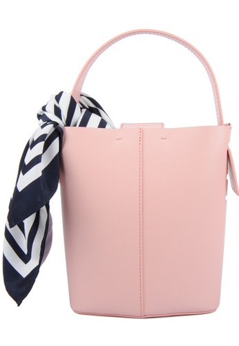 RO Bags pink RO Terranova Felucca Mini Top Handle Bucket Bag in Peach/Pink Sunset 5E0F0AC26B7C32GS_1