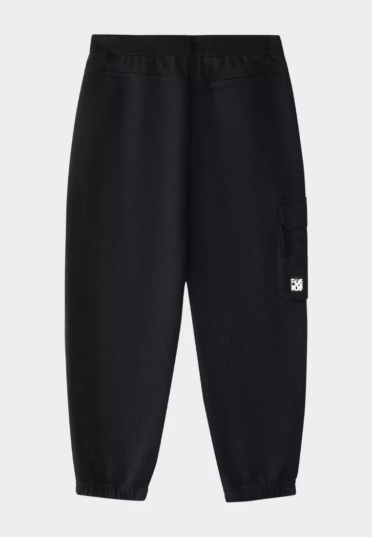 FILA FUSION INLINE FUSION X WORKWEAR NIGHT BOARDER Women Knit Pants (Black)