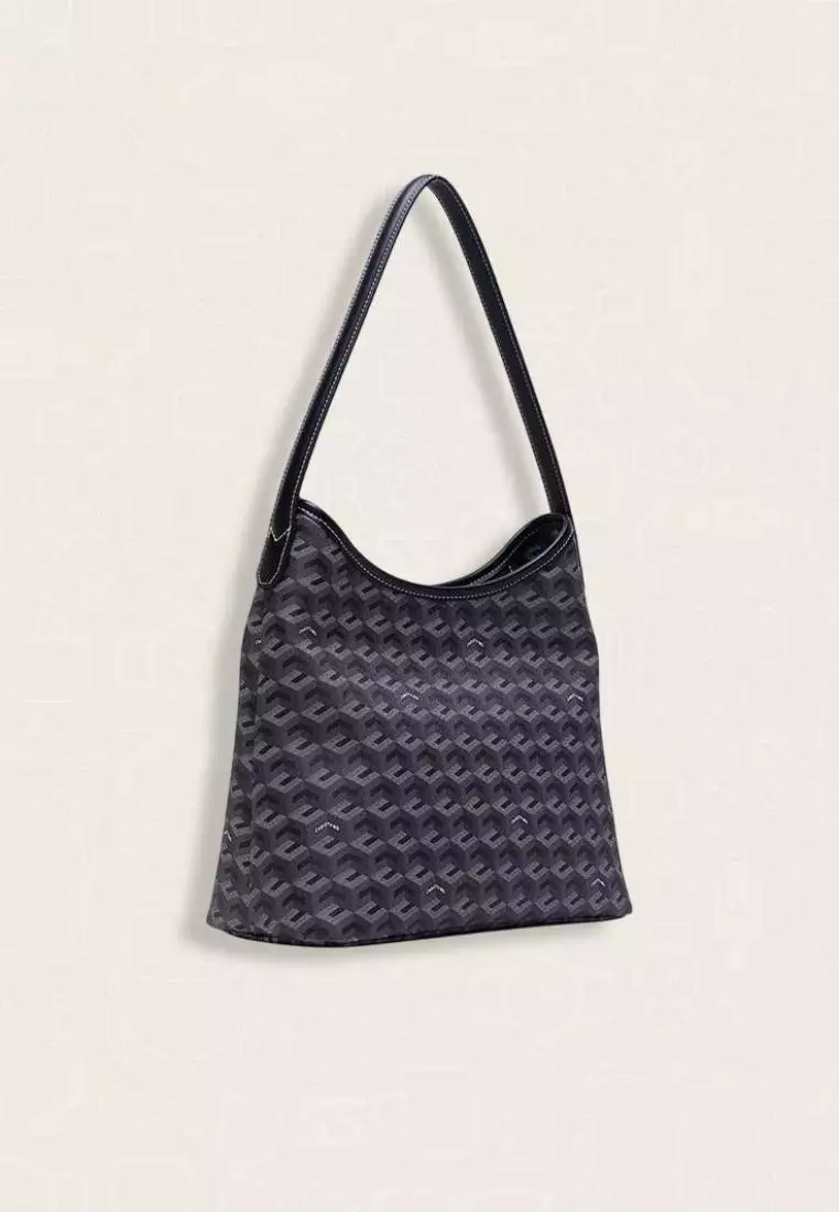 Christy Ng Alesso Medium Hobo Bag Black