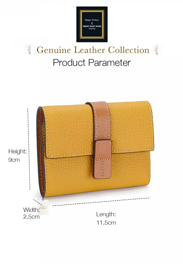 Full Grain Leather Trifold Wallet JW YT-6988