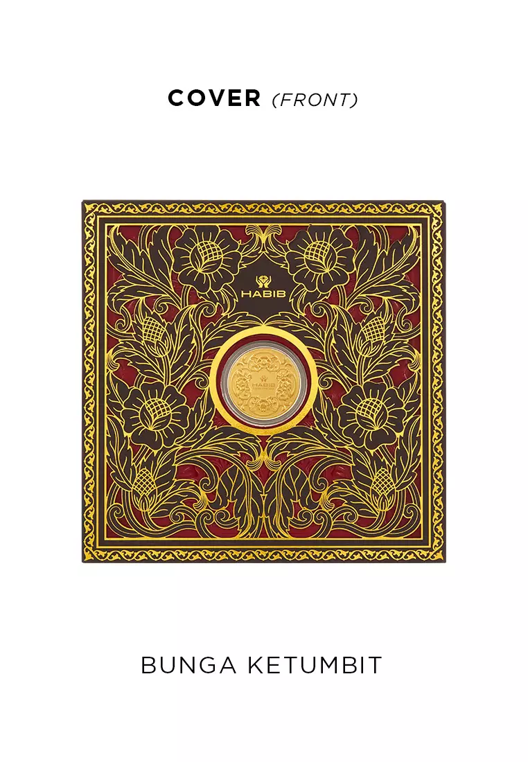 HABIB Ukiran Collection (Bunga Ketumbit) | 999.9 Gold Wafer (0.20g)
