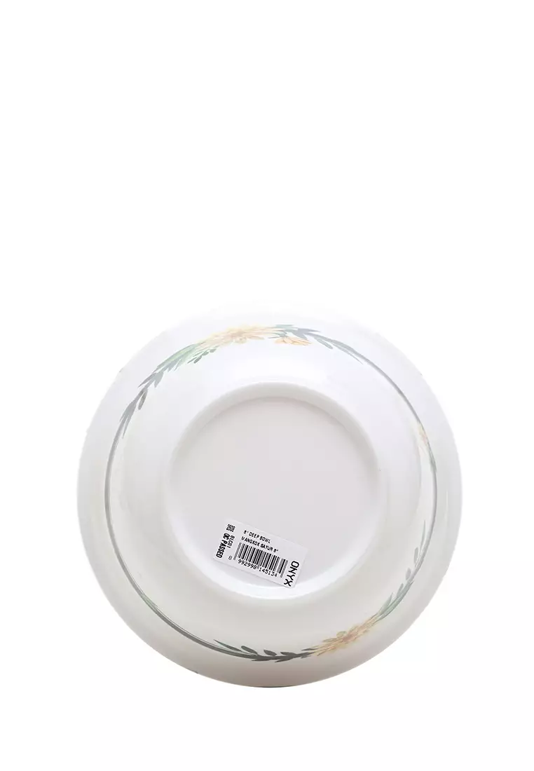 L.Blend 8 inch Deep Bowl Blanca