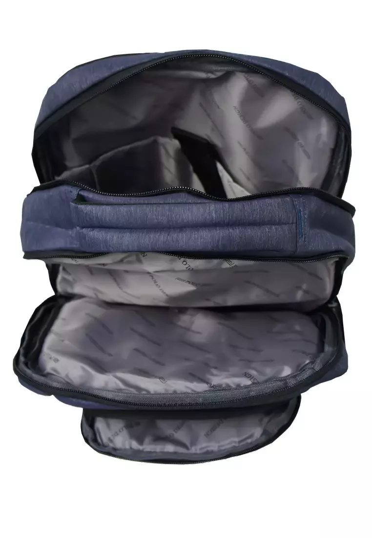 Polo Design Backpack 9052-06 Blue + Sling bag 819-06 Blue