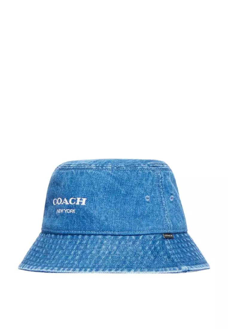 Jual Coach Denim Bucket Hat Denim Original 2023 ZALORA Indonesia
