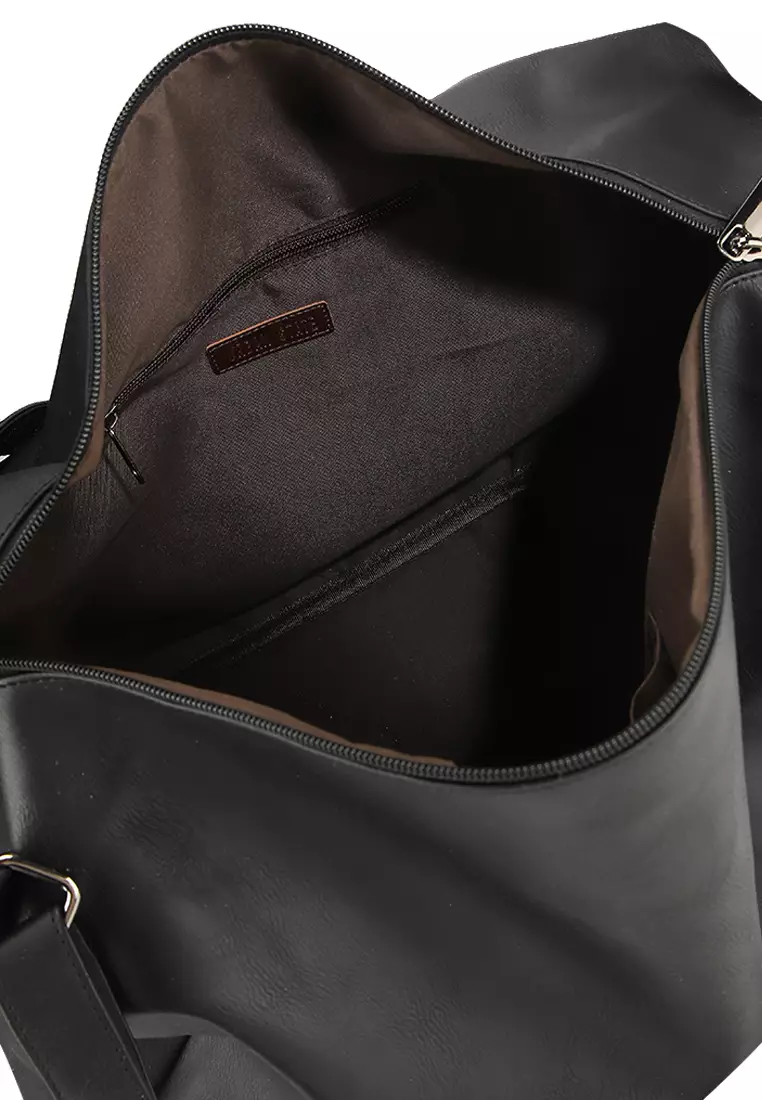 Distressed Leather Concept Duffel Bag