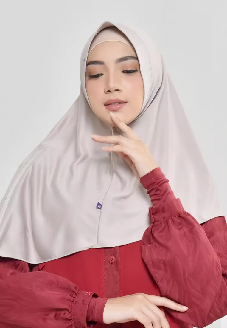 Rabbani - Kerudung Sayara Exclusive Smoke Grey XXL