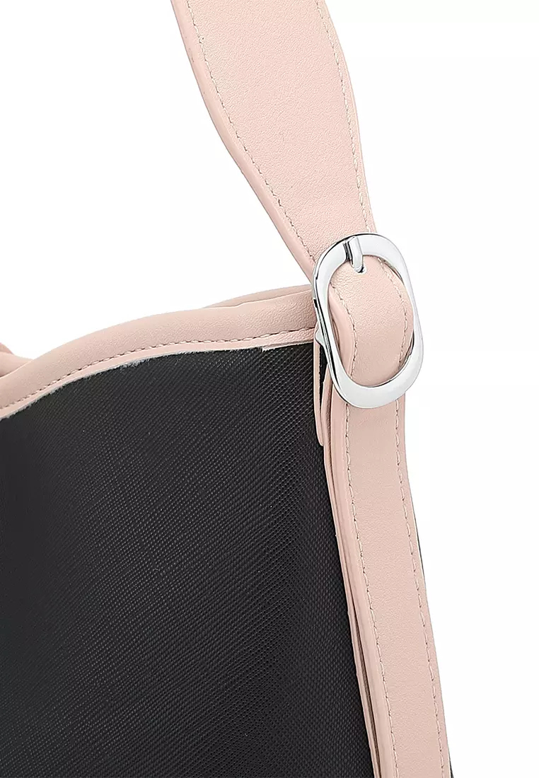 Women's Shoulder Bag / Top Handle Bag (Tas Bahu Wanita) - Merah Jambu