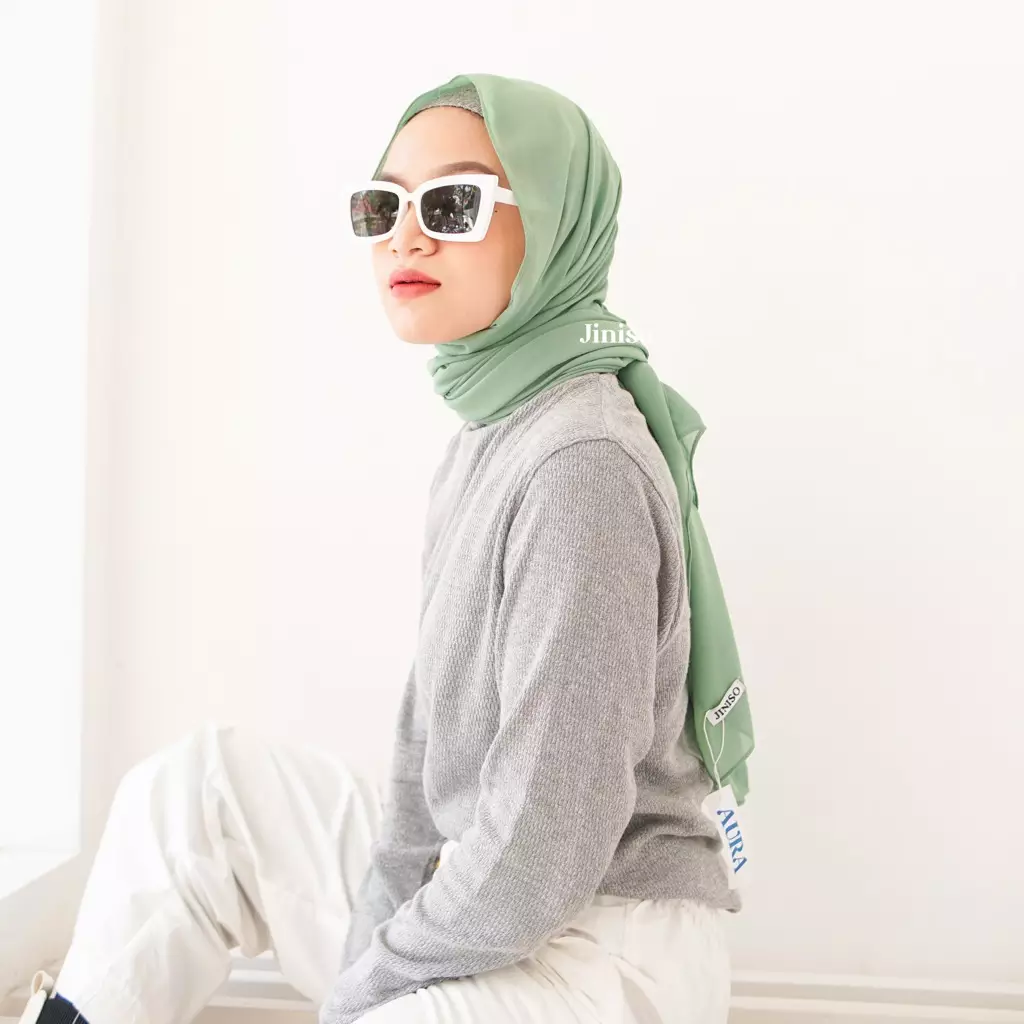 AURA Active Hijab Pashmina Shawl